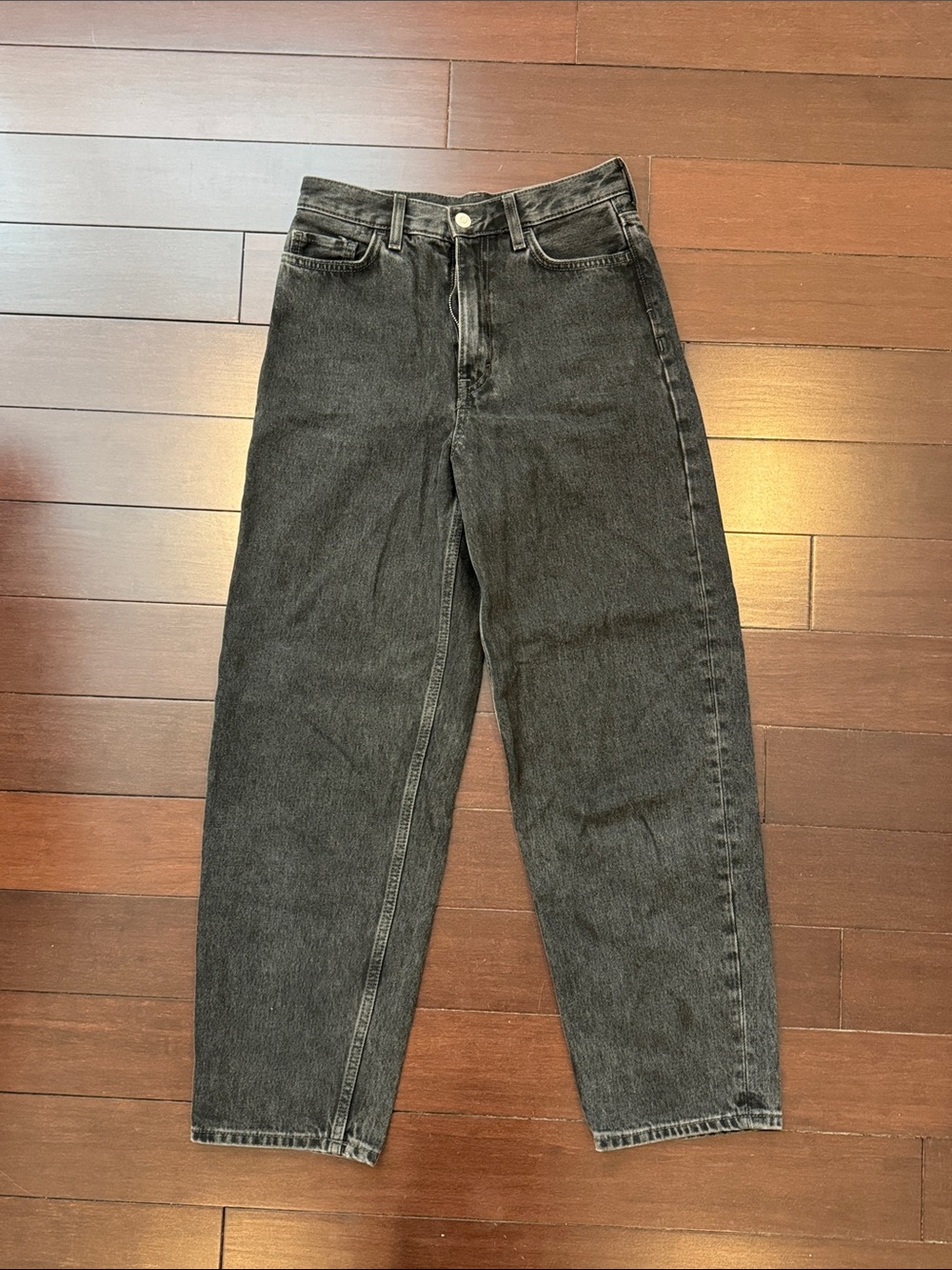 COS High-Rise Women’s Jeans in Washed Black